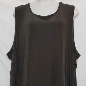Black Stretch Tank Top (5X - 34/36W)